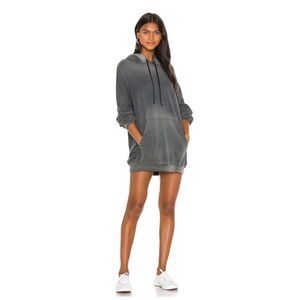 NWT Michael Lauren REVOLVE Grey Pullover Hoodie Dress